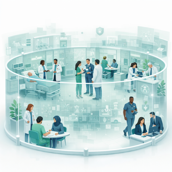 Controlled and secure hospital collaboration environment