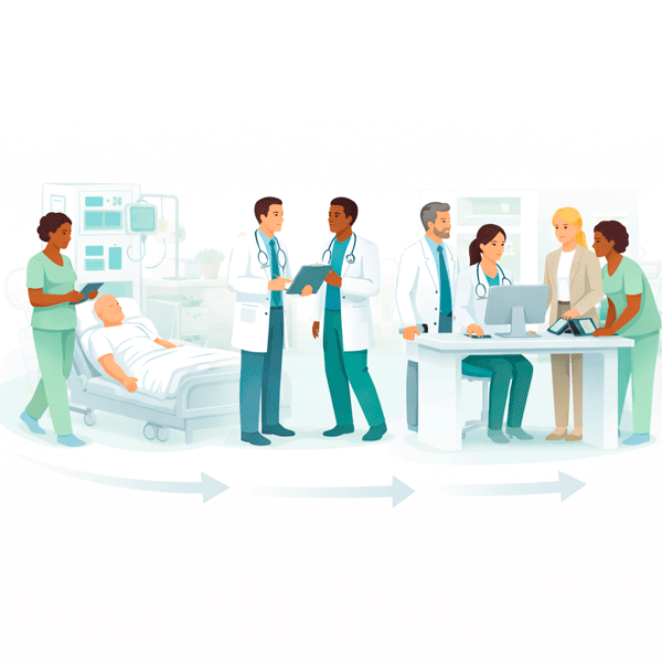 Connected clinical collaboration and learning workflow