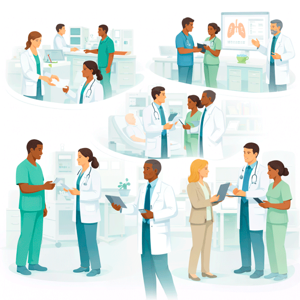 Connected clinical collaboration and learning workflow
