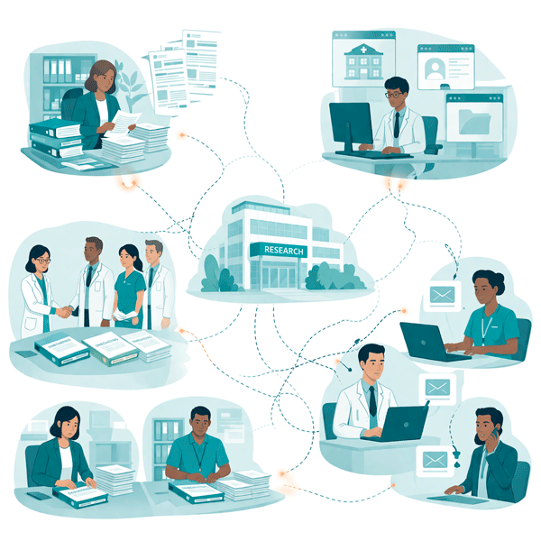 Fragmented Hospital Research Setup