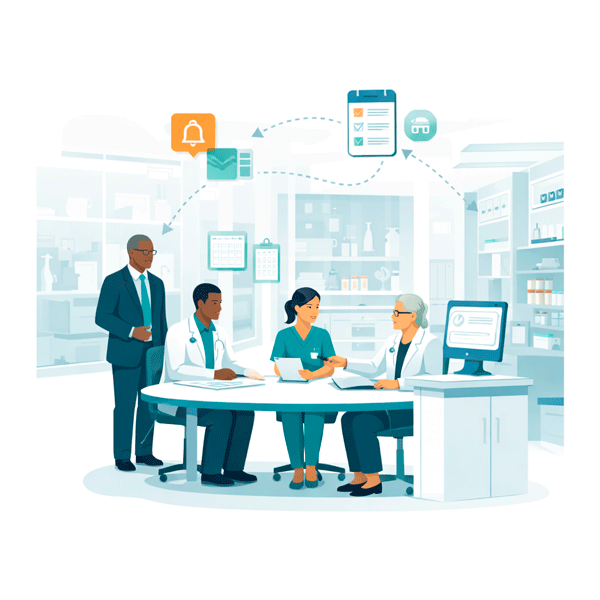 Hospital research operations running with less setup burden and less repeated effort