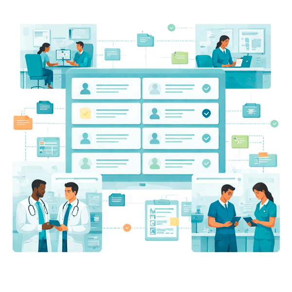 Hospital workforce records without context for expertise or opportunity matching